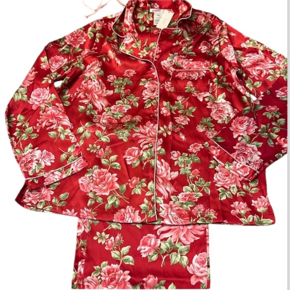 PINK  K ⭐️satin pajama set - Picture 1 of 4